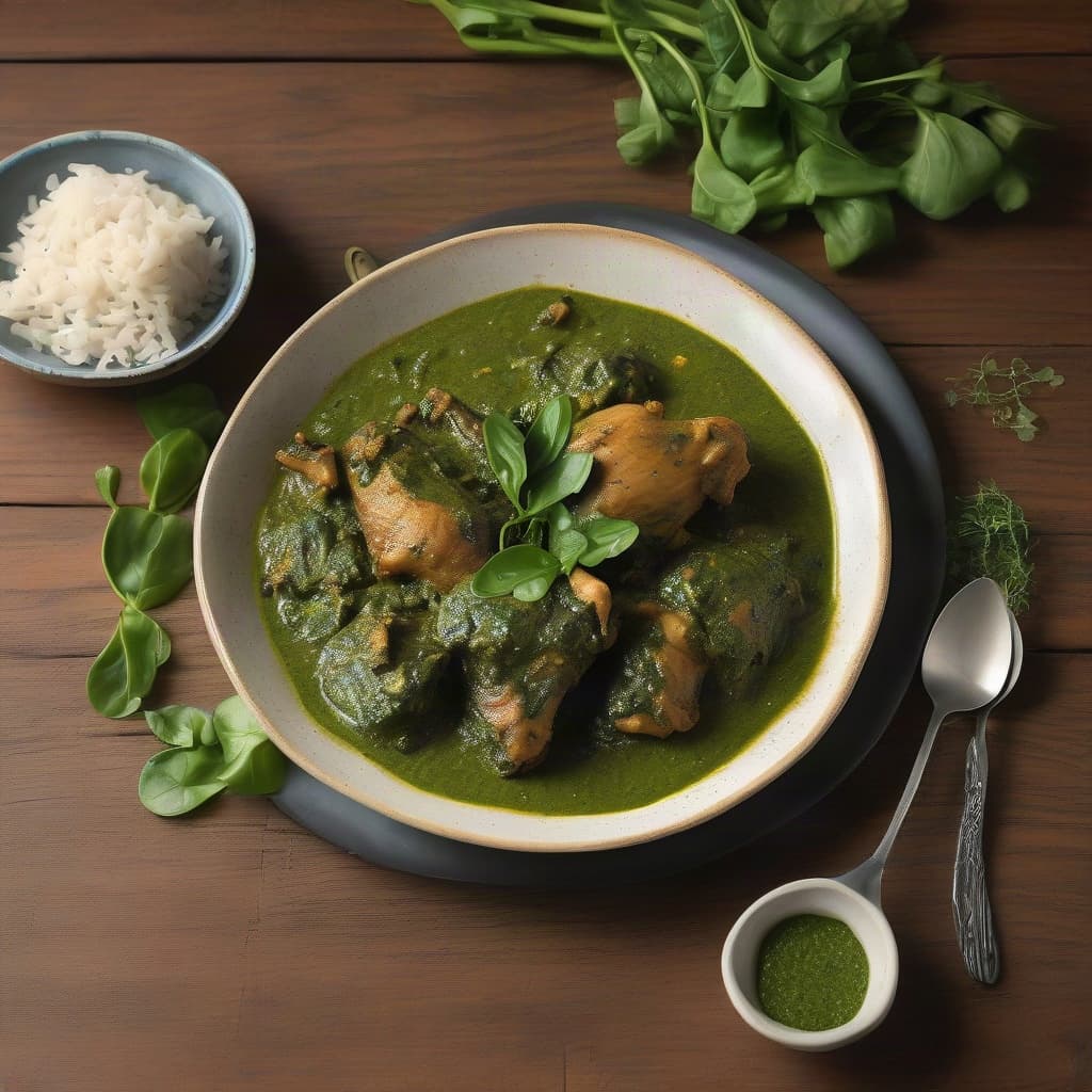 Palak Gosht Chicken