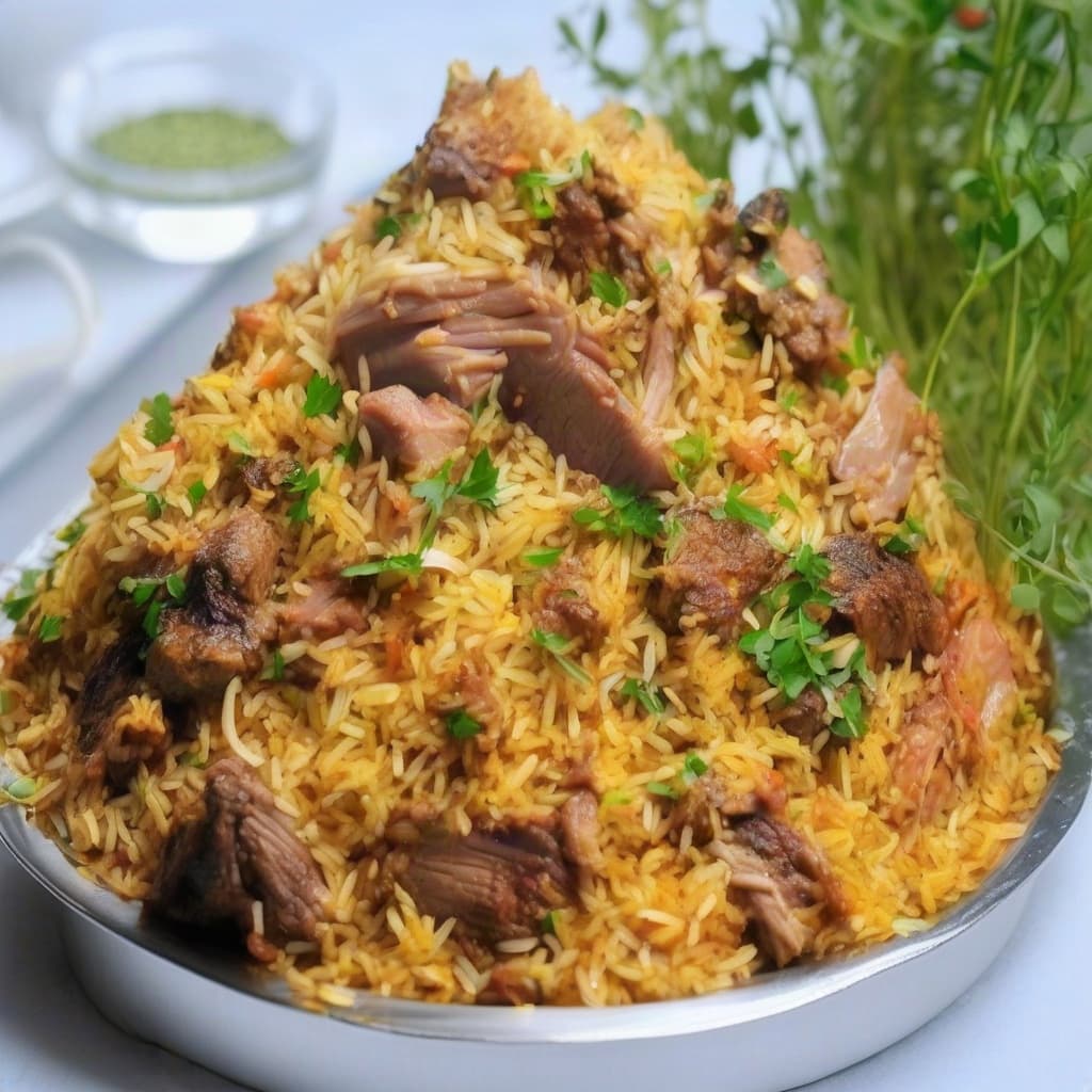 Small Tray Veal Biryani